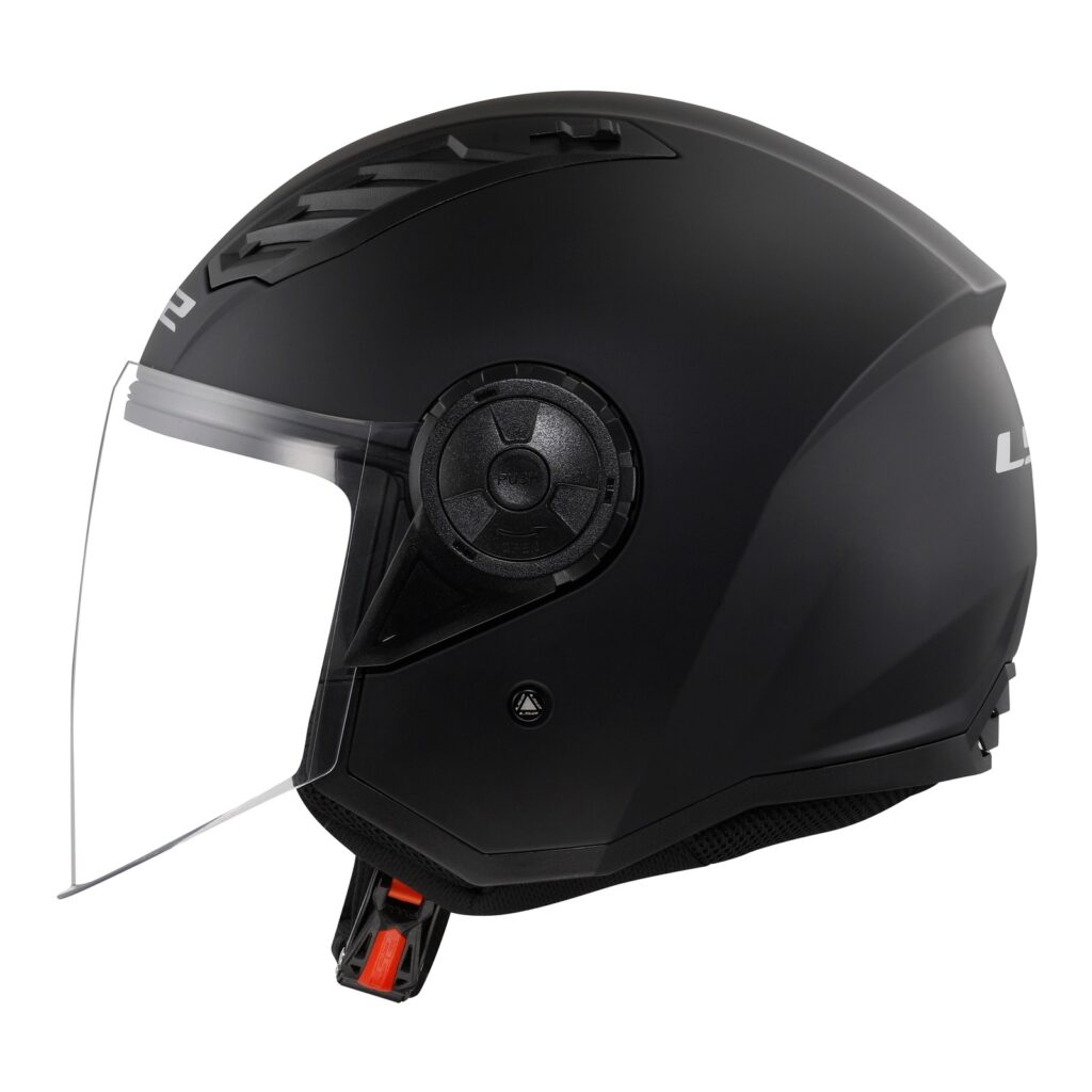 LS2 OF616 Airflow II Open Face Helmet Matte Black
