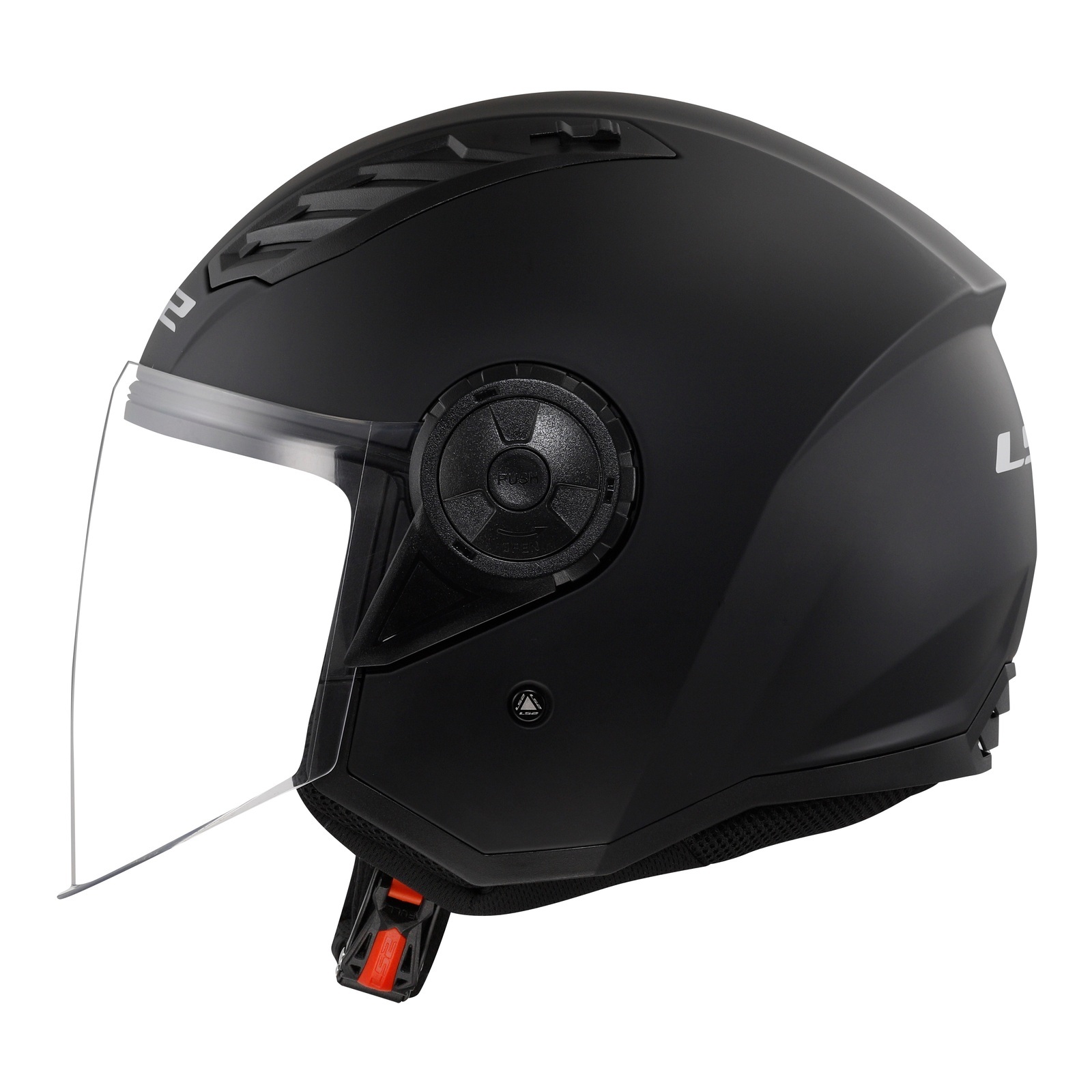 LS2 OF616 Airflow II Open Face Helmet Matte Black - Image 3