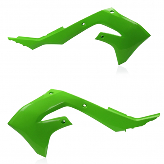 Acerbis KXF Radiator Scoops Green OEM KXF450 2019-23 [A]