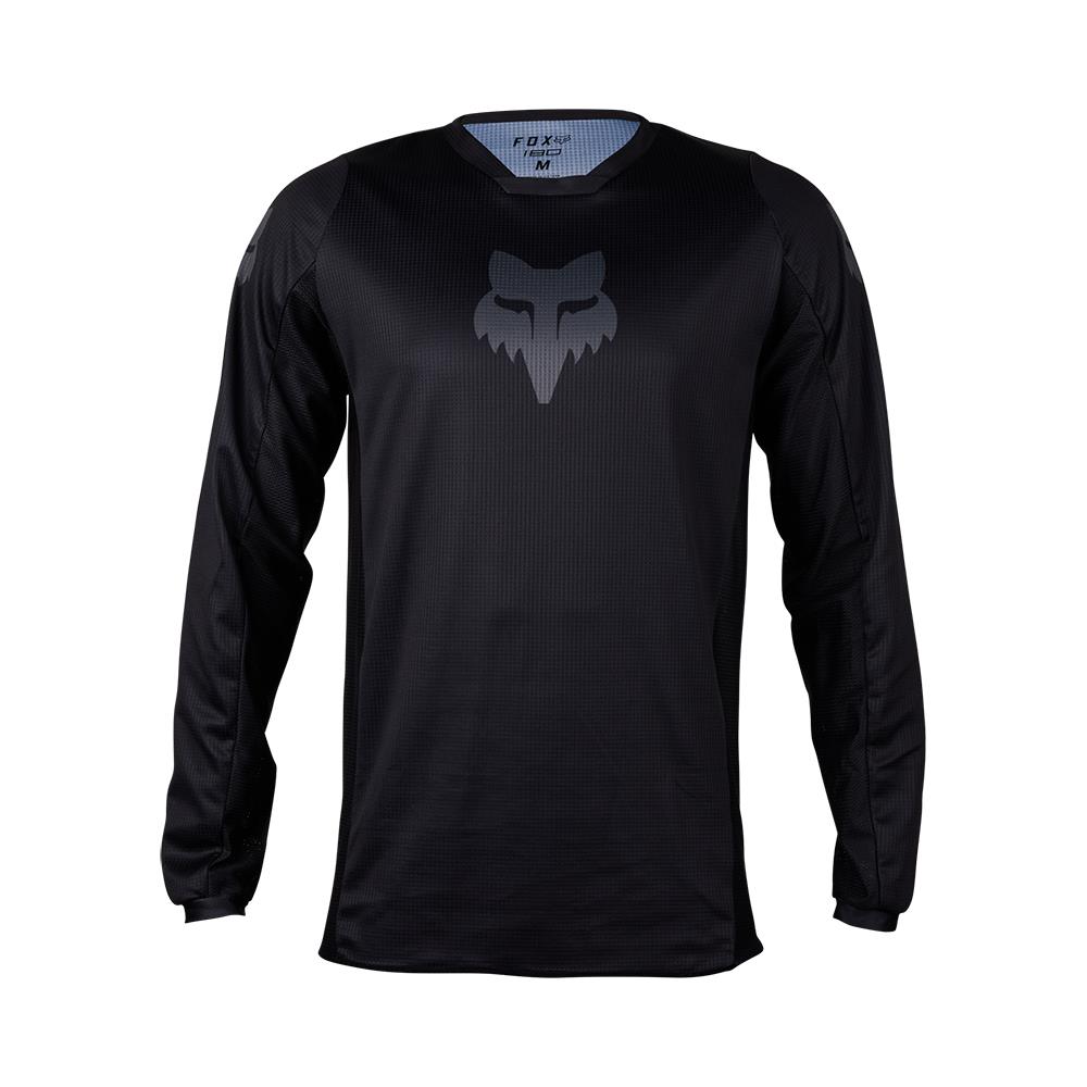 Fox 180 Blackout Motocross Jersey Black
