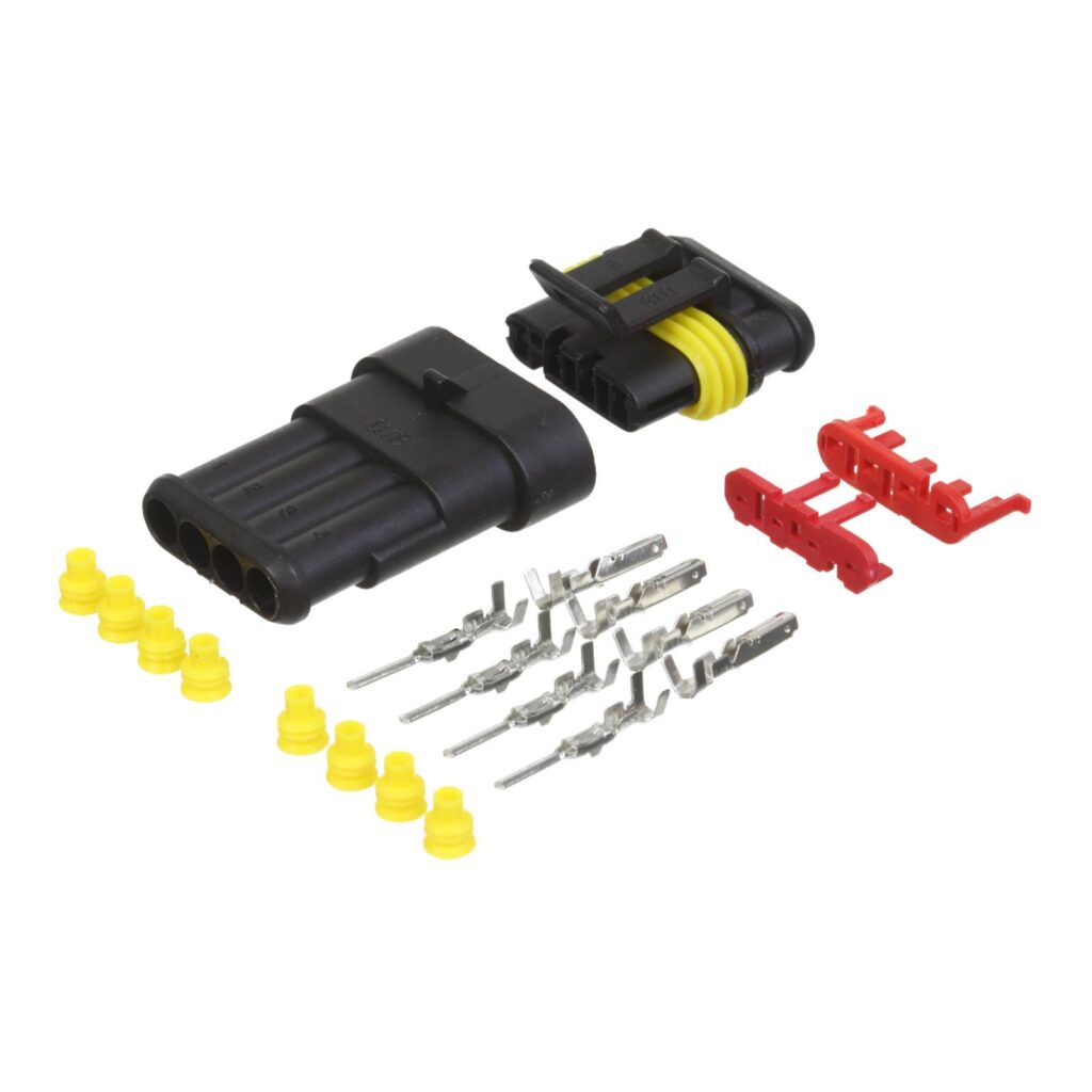 WHITES 4 WIRE WATERPROOF ELECTRICAL CONNECTOR
