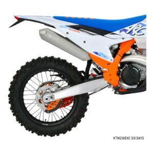 Zeta Rear Brake Disc Guard - KTM, Husqvarna, GasGas - Orange - Image 2