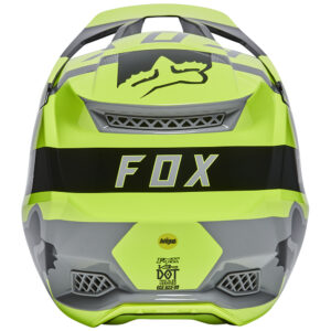 Motocross Helmet Fox V3 RS Riet Flo Yellow - Image 4