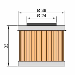 OIL FILTER HONDA HF111 COF011 - Image 22