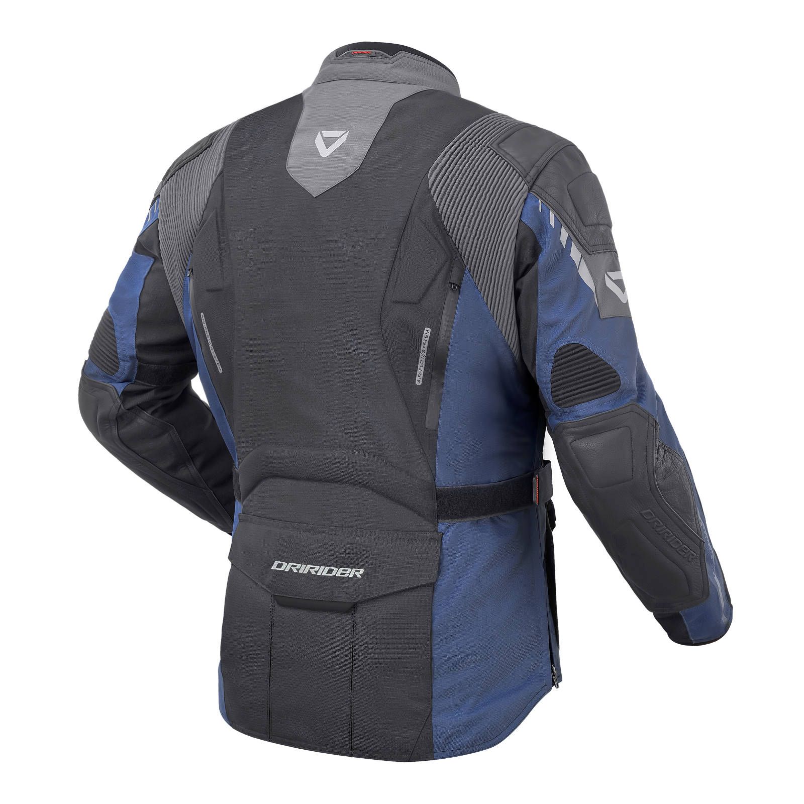 Dririder Nordic V Sports Touring Road Jacket Navy/Grey - Image 2