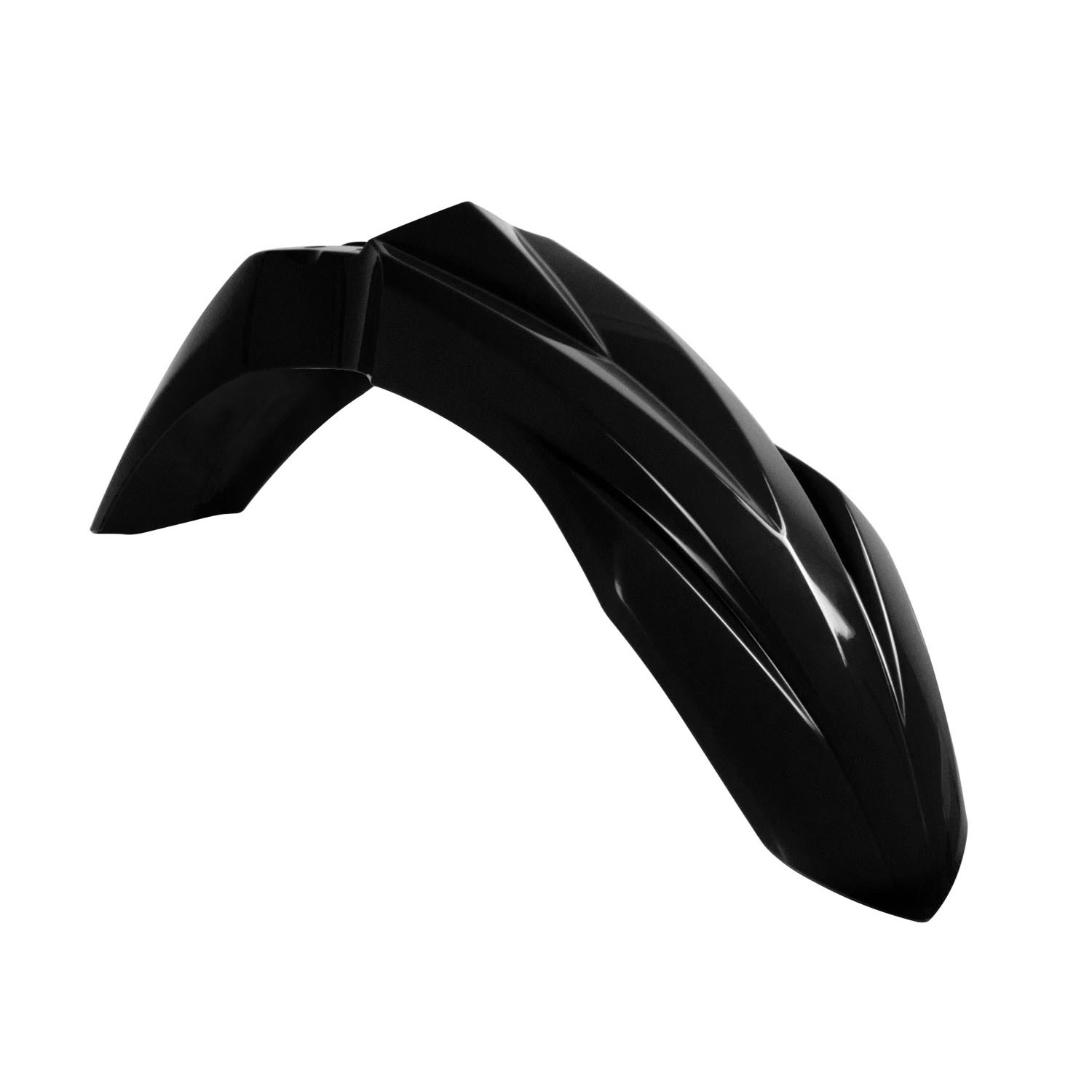 FRONT FENDER RTECH KX250F 17-21 KX450F 16-21 BLACK - Image 1