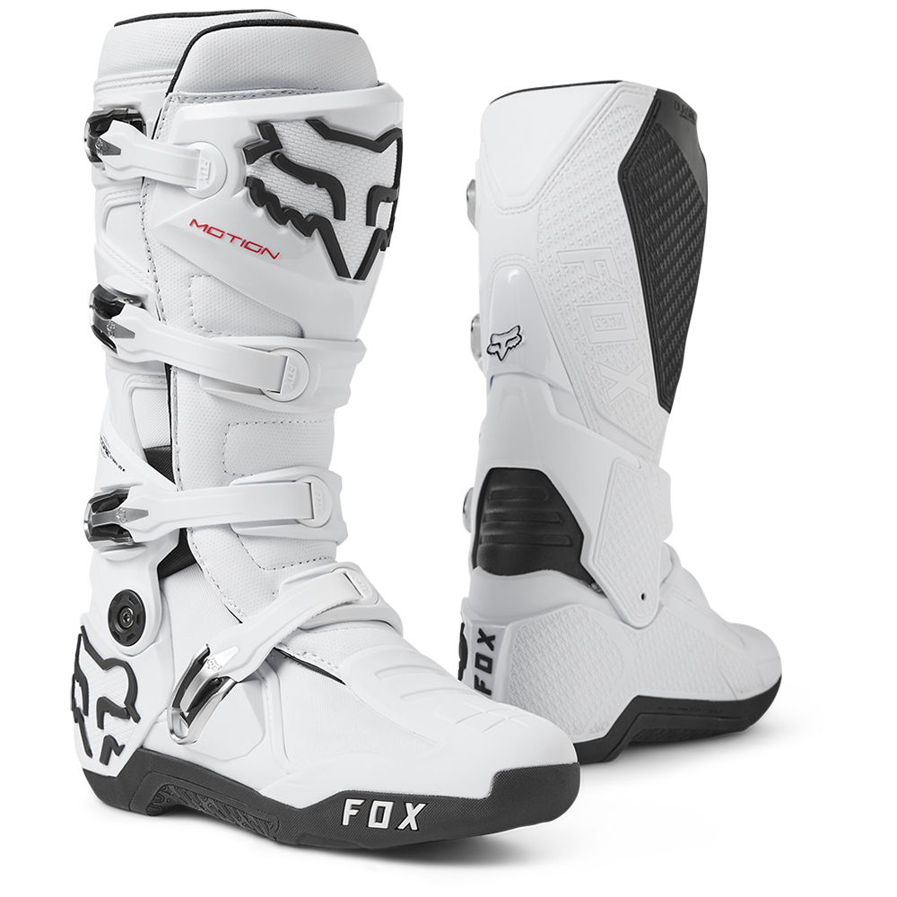Fox Motion Motocross Boots White
