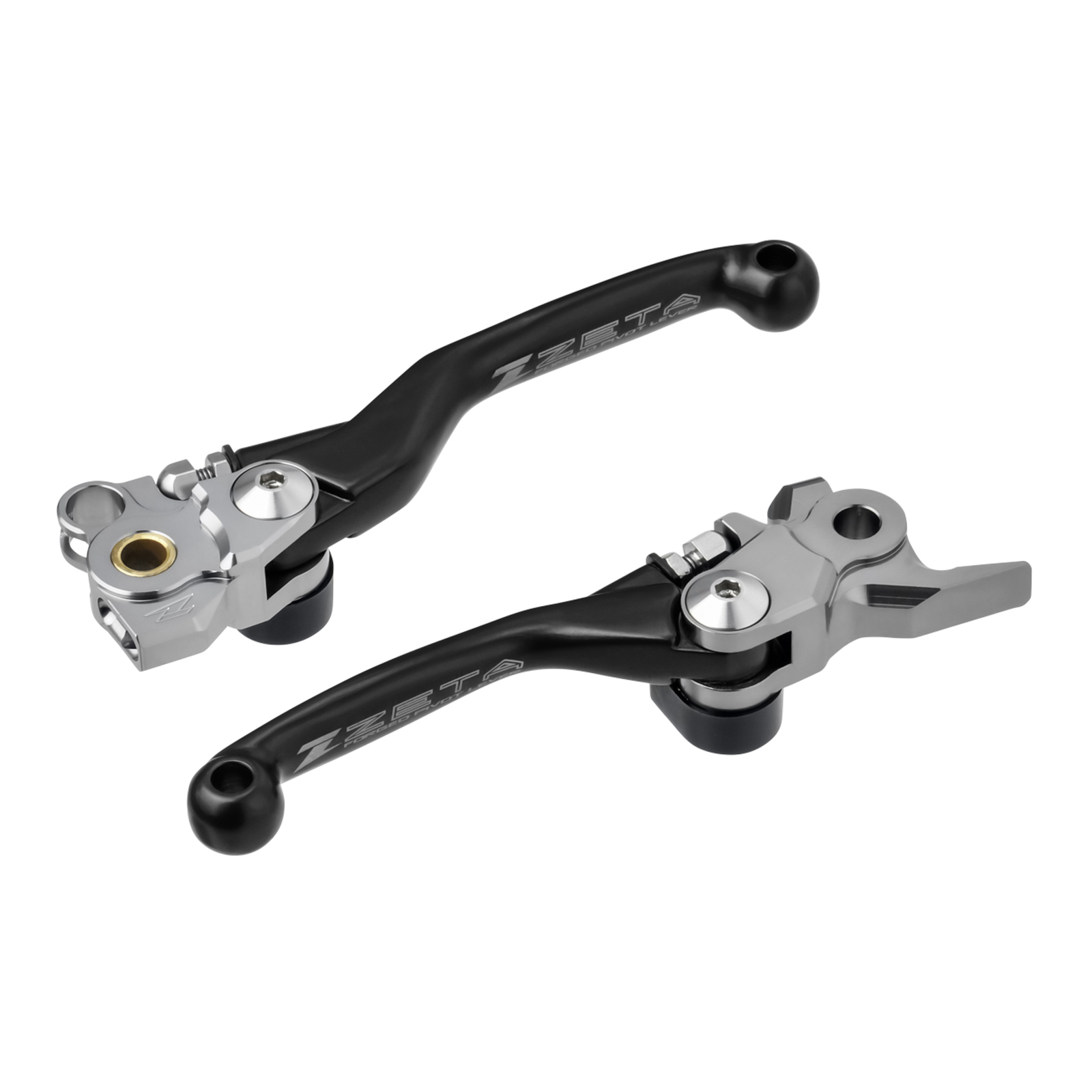 Zeta Pivot Lever Set FP - Kawasaki KX450F ('24-) - Black - Image 1