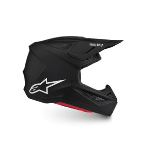 Alpinestars S-M7 Motocross Helmet Matte Black - Image 2