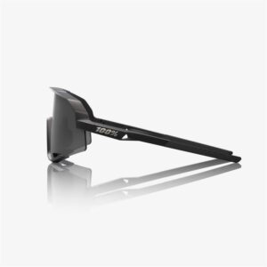 100% Slendale Matte Black Sunglasses Smoke Lens - Image 3