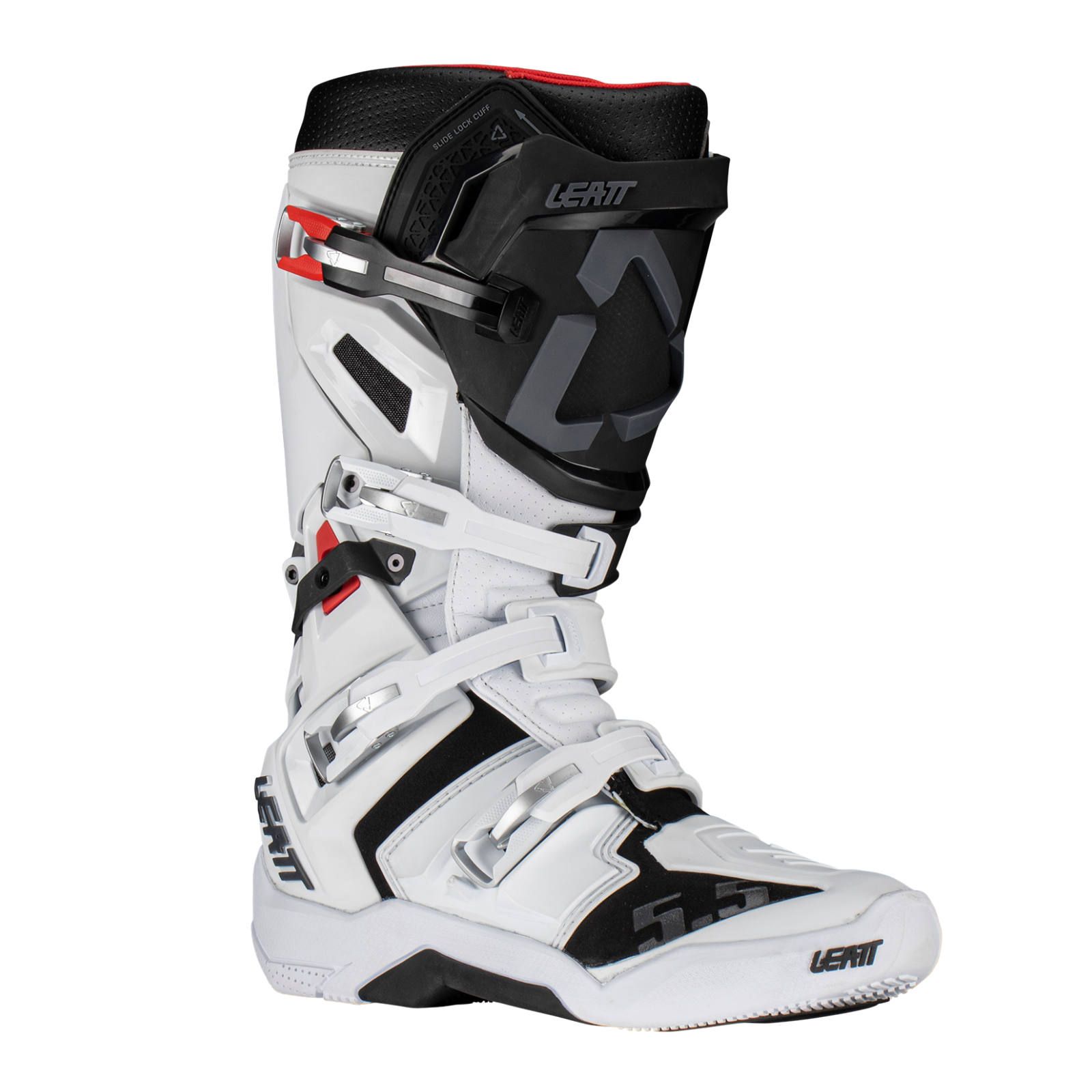 Leatt 5.5 Flexlock Motocross Boots White - Image 1