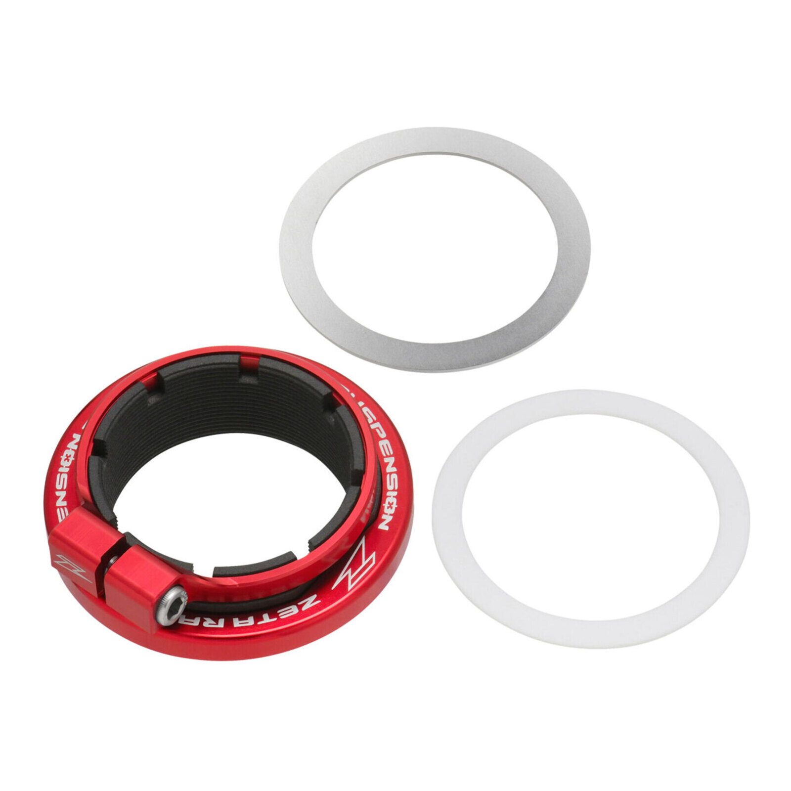 Zeta Rearshock Preload Adjuster Showa 50A - Red - Image 1