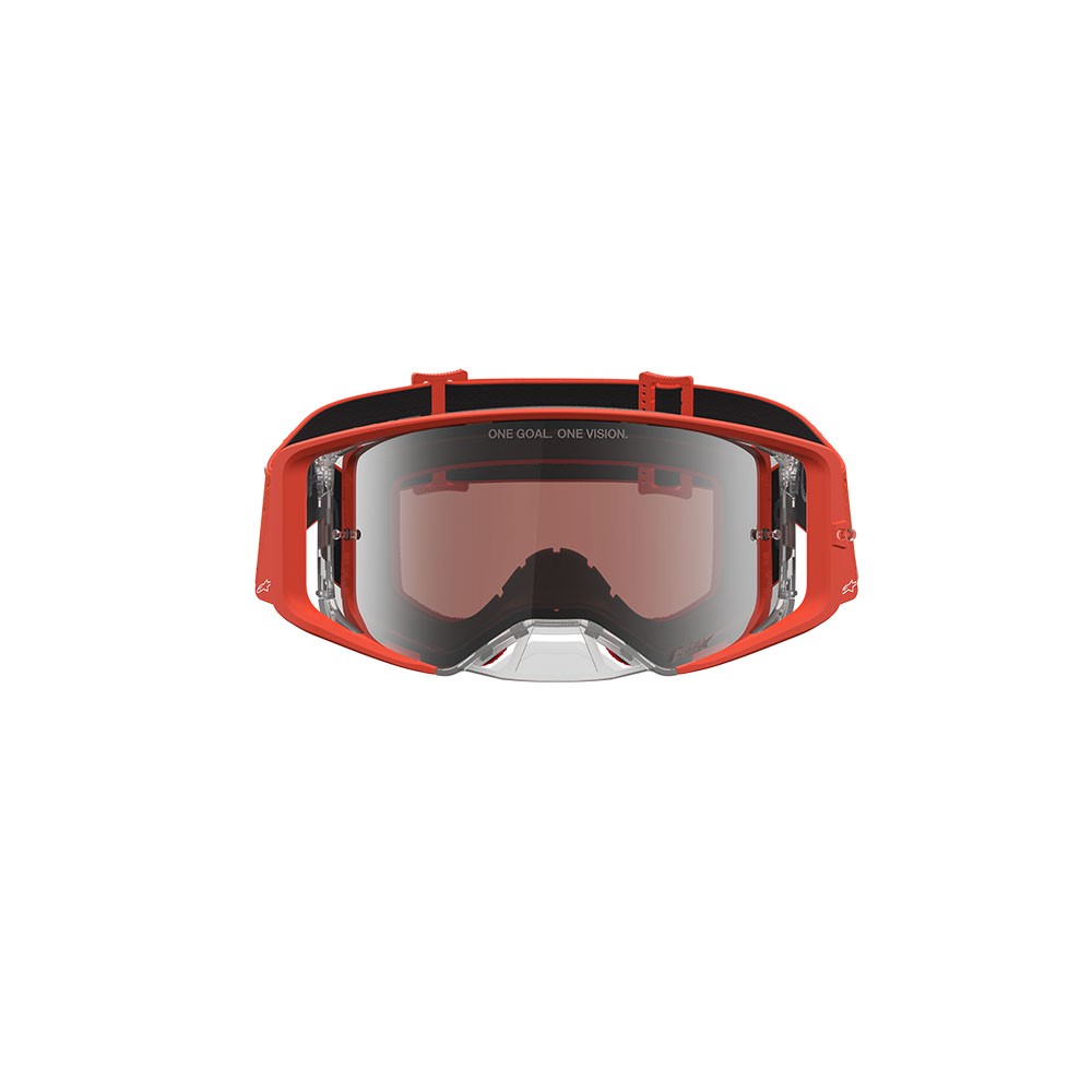 Alpinestars Supertech Vesta Motocross Goggles Orange/Silver Mirror Lens
