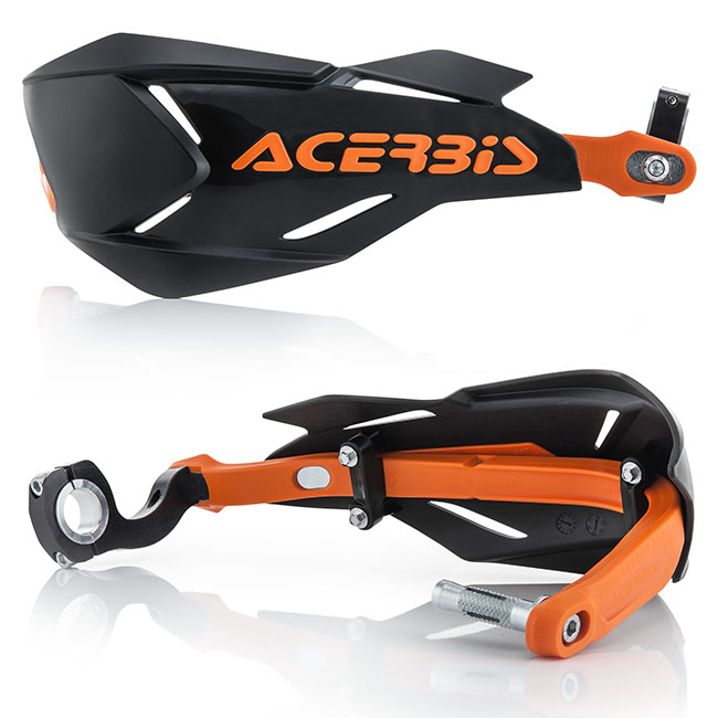 X-Factory Handguard Black/ Orange Acerbis [A]