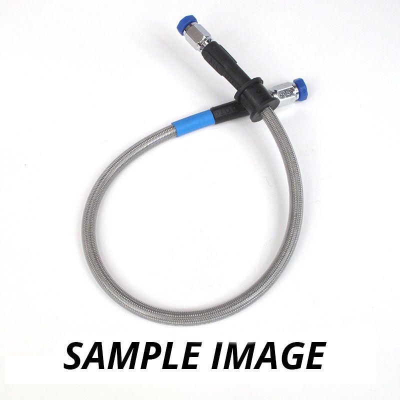 WHITES PREMADE BRAKE LINE 250mm - CLR STEEL CHR