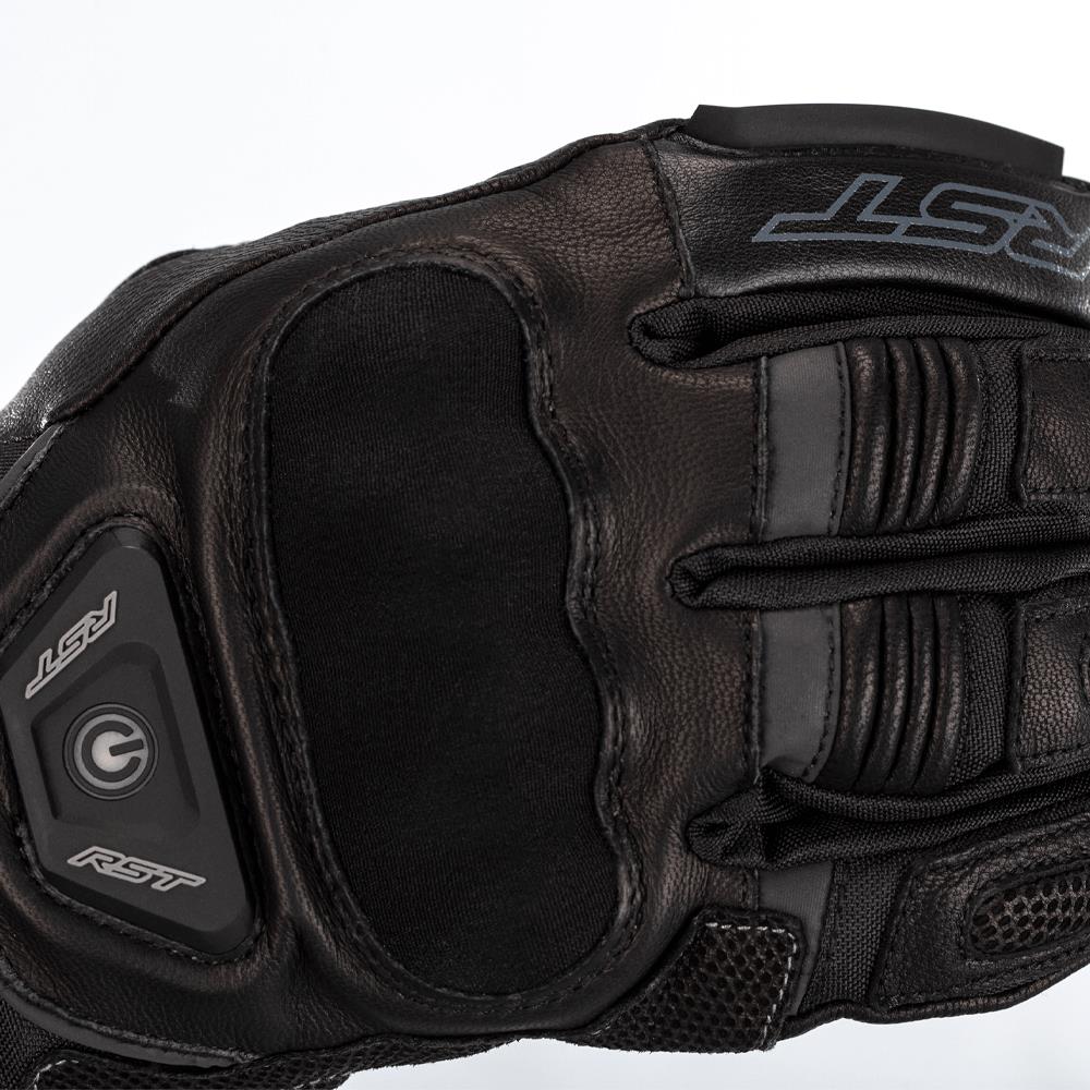 RST Paragon 6 Heated CE Road Gloves Black