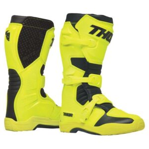 Thor Blitz XR Motocross Boots Acid/Black - Image 2
