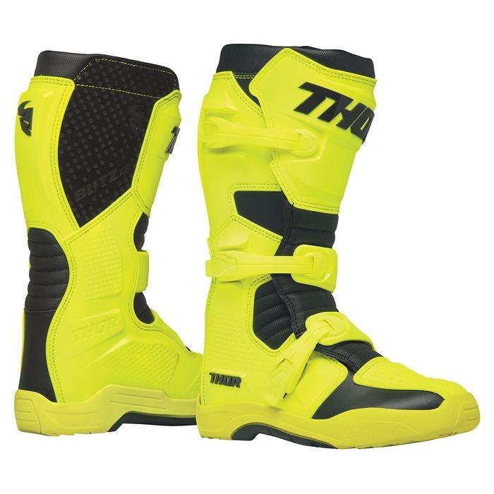 Thor Blitz XR Motocross Boots Acid/Black
