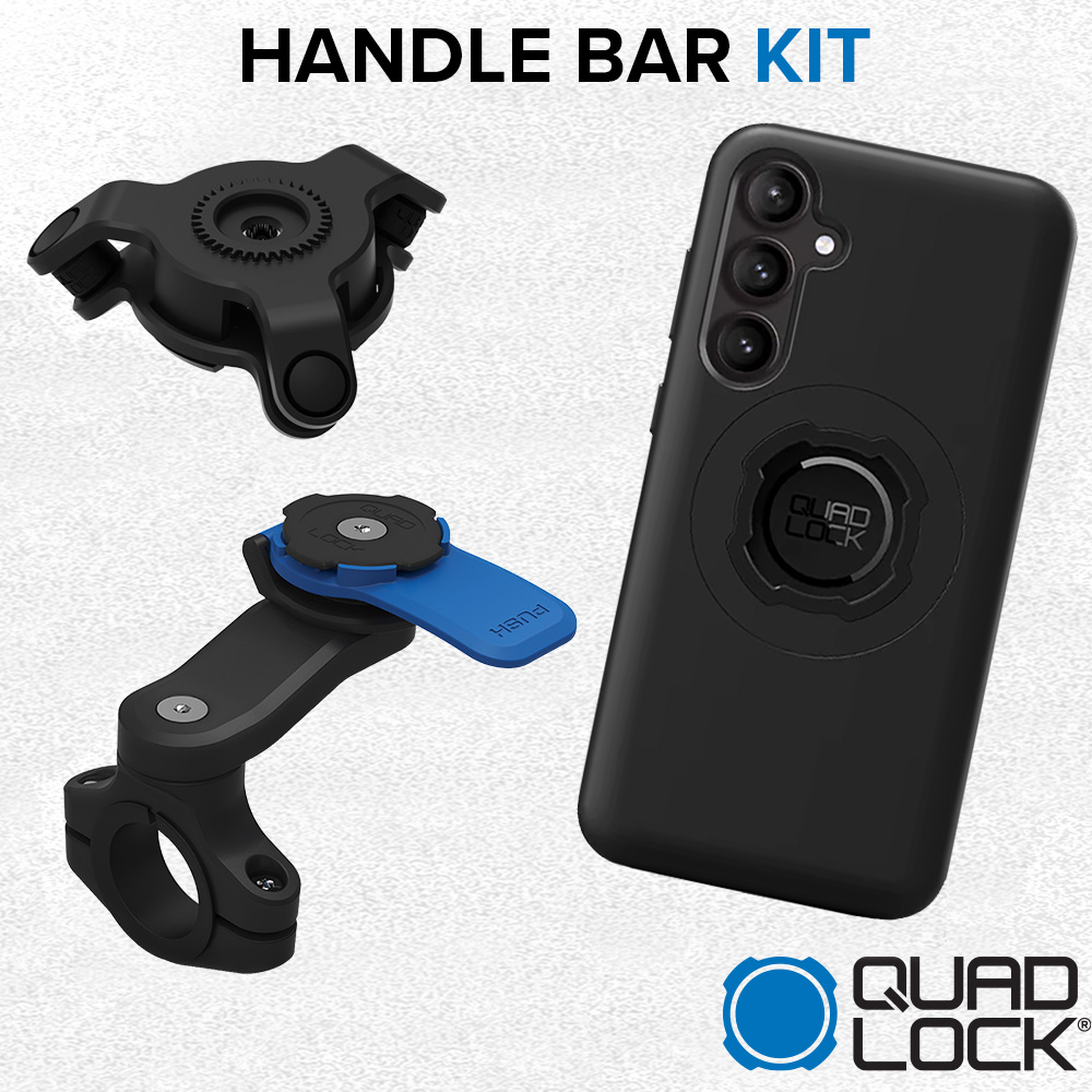 Quad Lock Samsung Galaxy S23FE Handlebar Mount Kit
