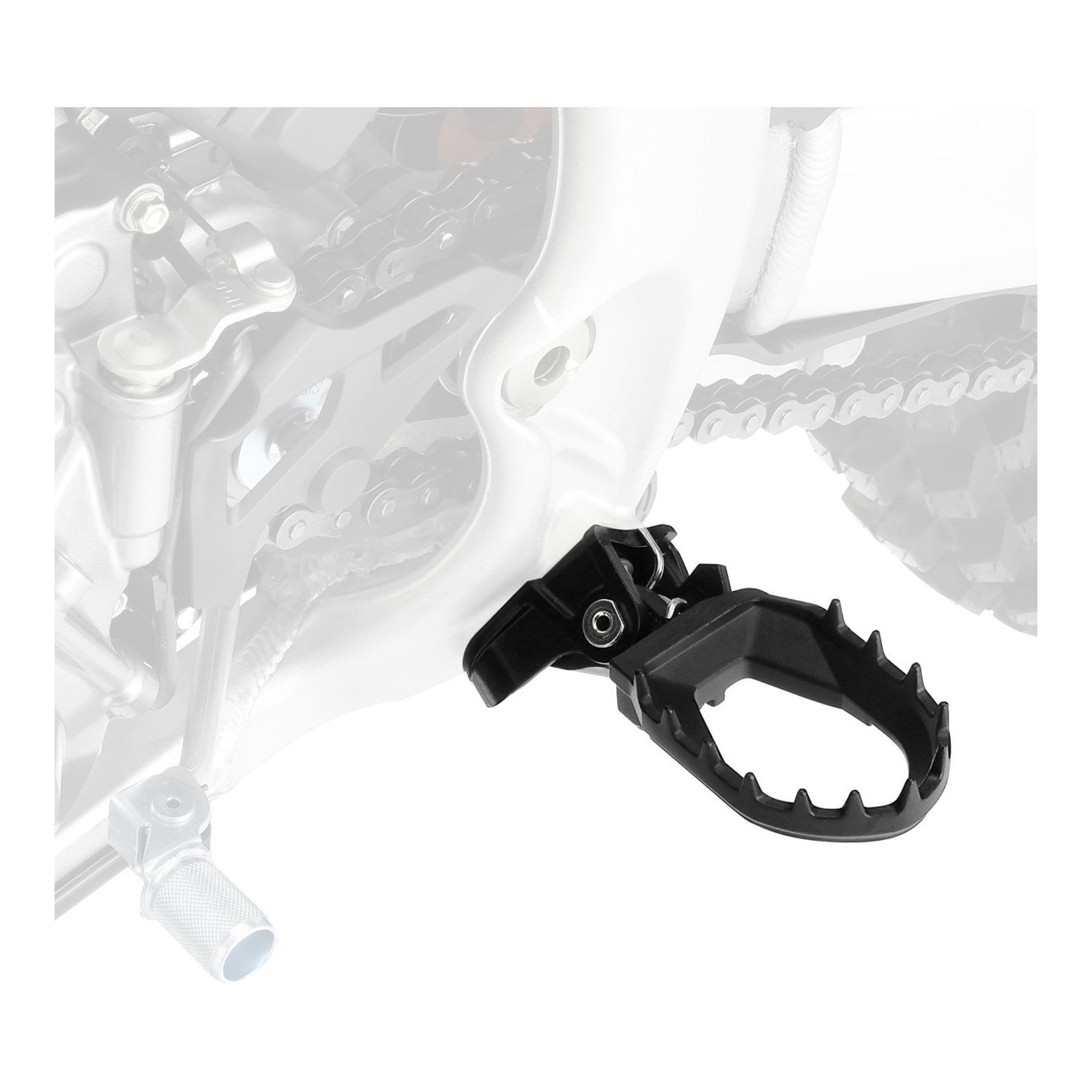 Zeta Max Foot Pegs CRF250R – Black - Image 3