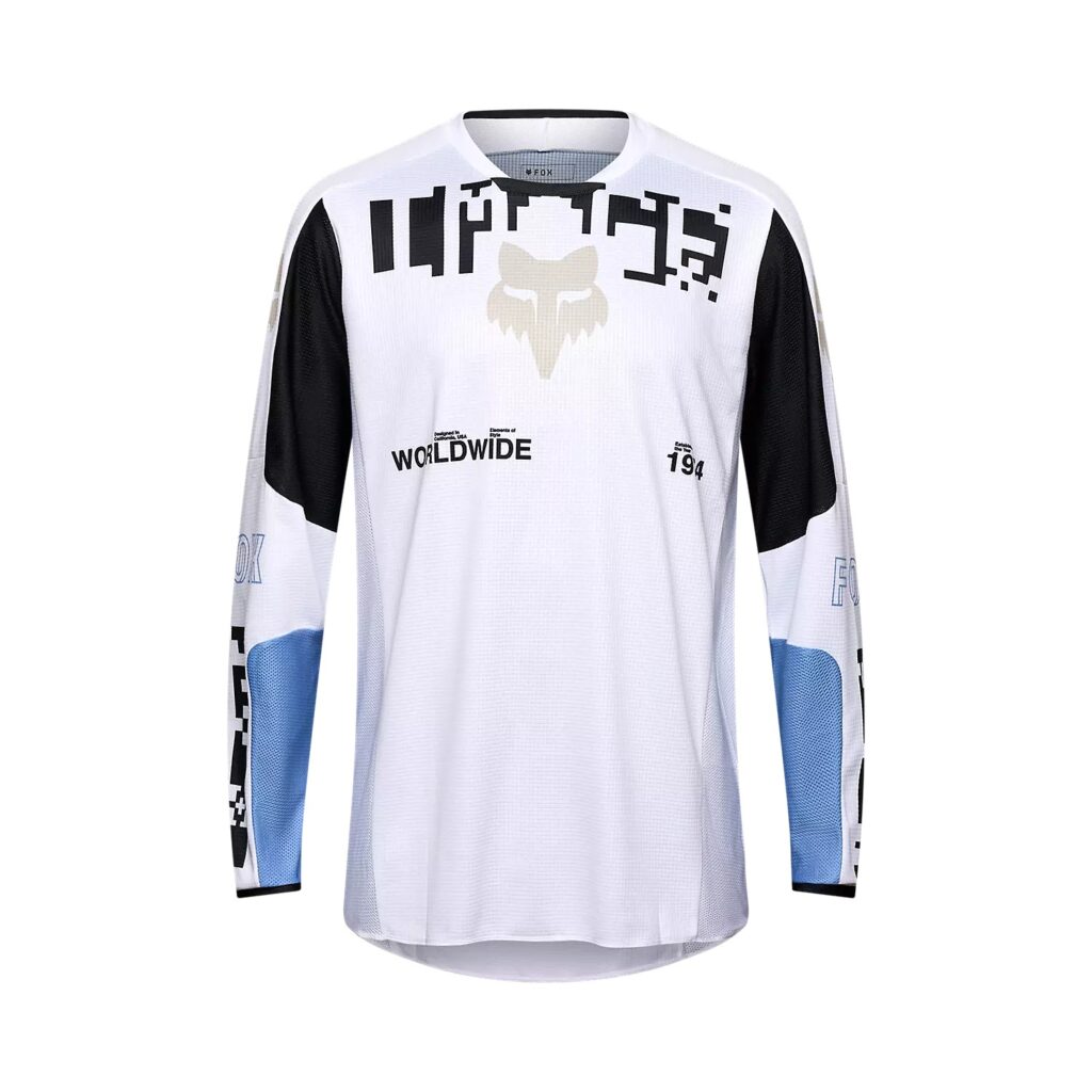 Fox 180 Digi Image Motocross Jersey White