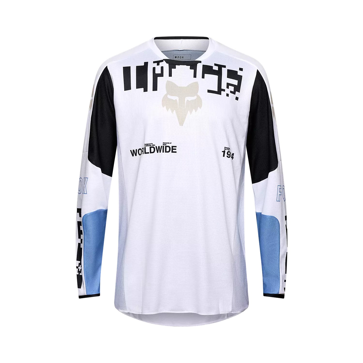 Fox 180 Digi Image Motocross Jersey White - Image 1