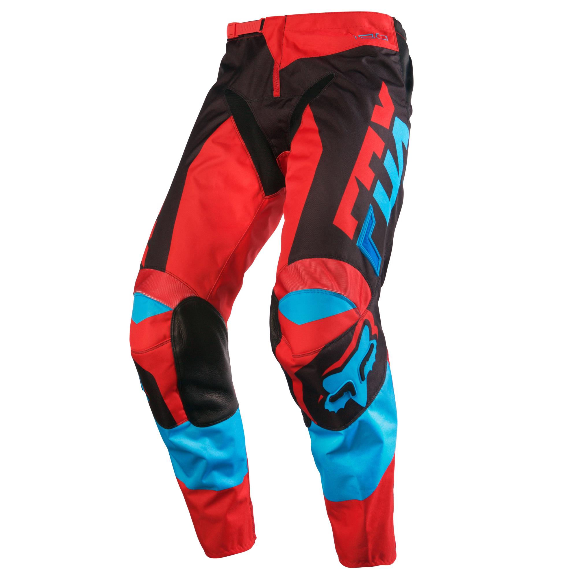 Motocross Pants Fox 180 Mako Blue/Red - Image 1