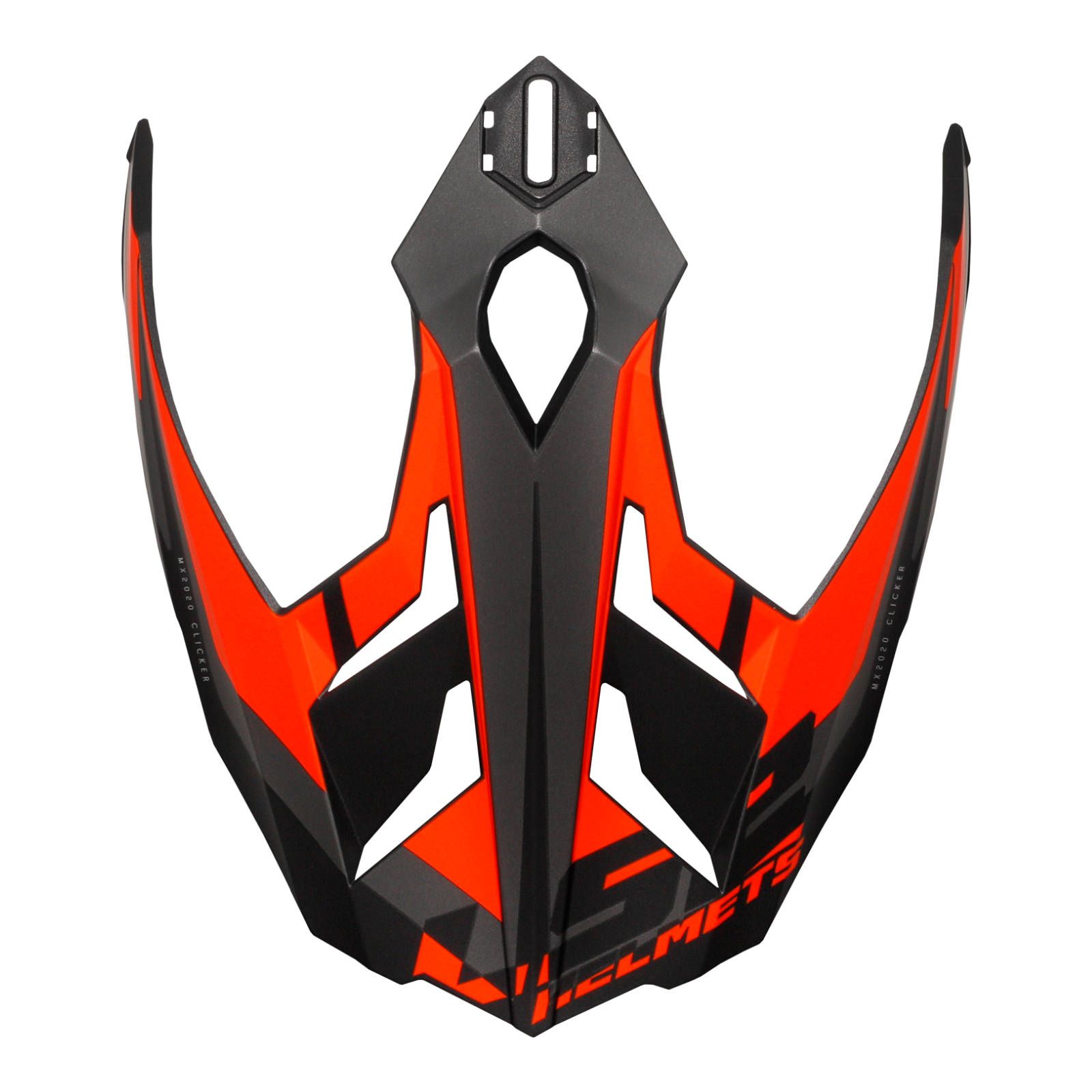 MX701 PEAK ALTER MATT BLACK FL.ORANGE - Image 1