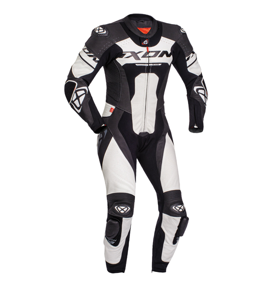 Ixon JACKAL 1pc Race Suit Black/White