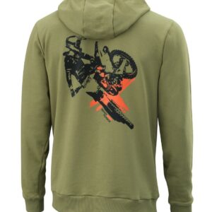 KTM MX Hoodie Green - Image 2