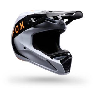 Fox V1 Noble Motocross Helmet Black/White - Image 2