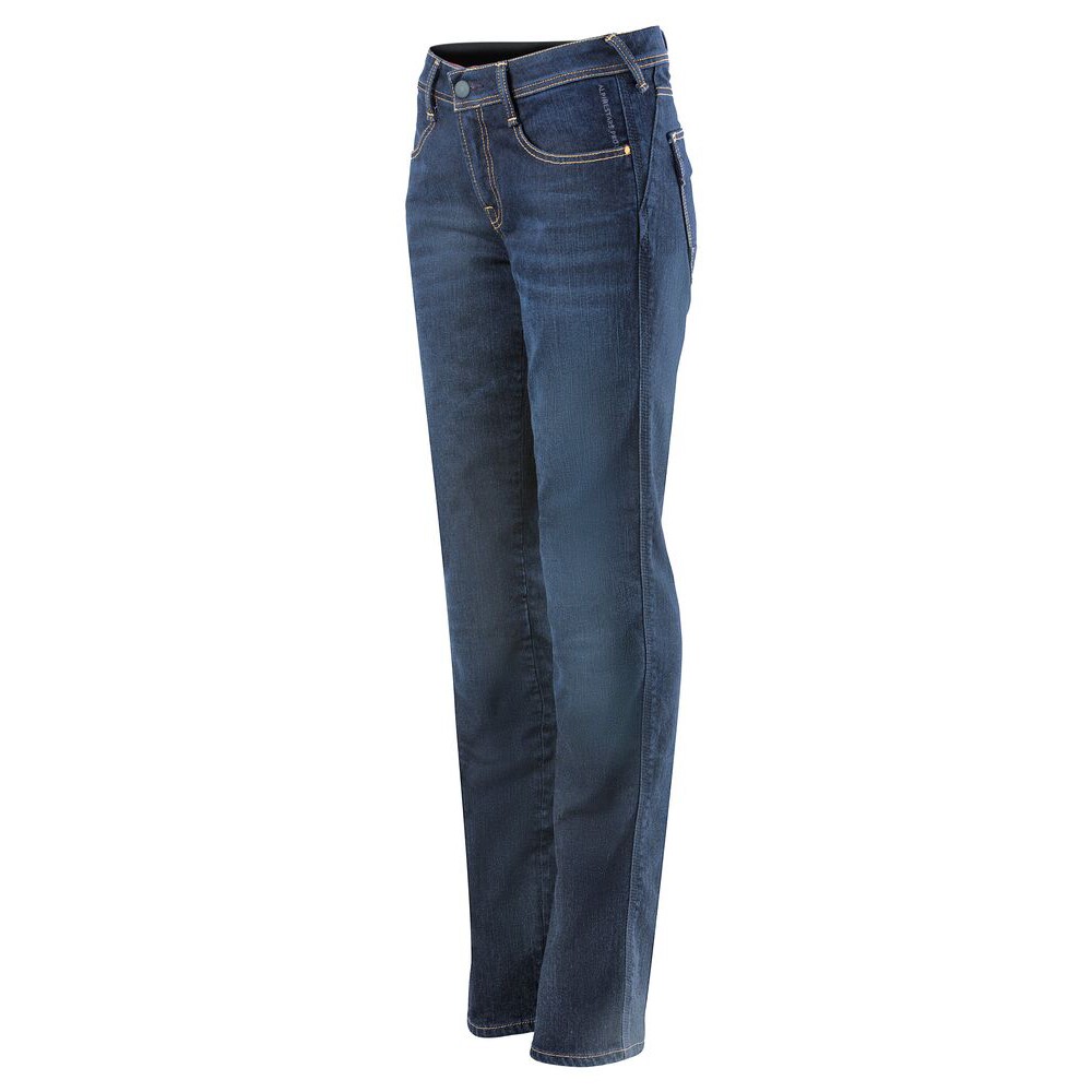 Riding Jeans Alpinestars Stella Angeles Denim Rinse Ladies Plus Blue