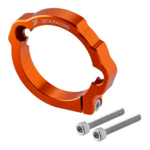 Zeta Exhaust Flange Guard KTM Husqvarna GasGas 2-Stroke - Orange - Image 3