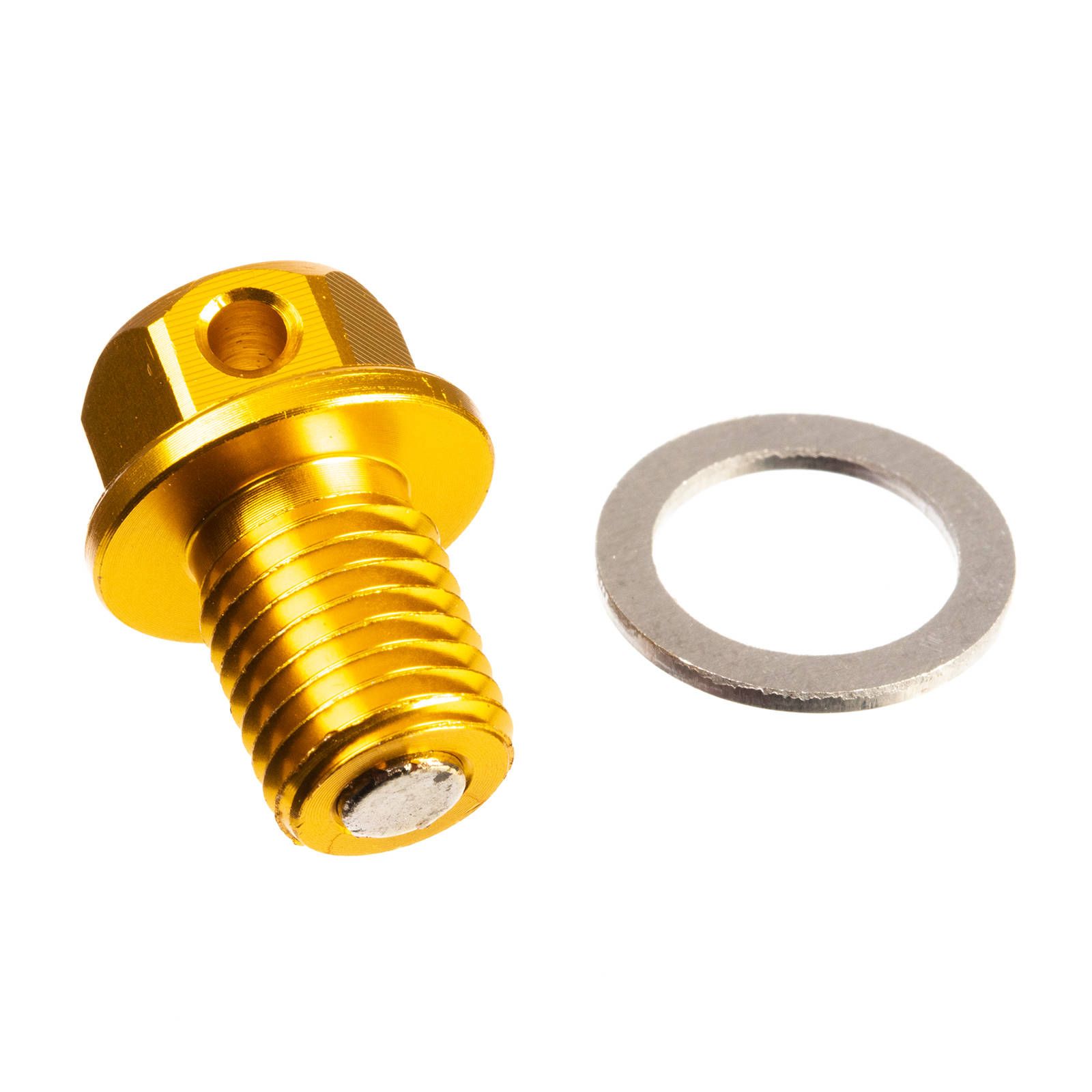 WHITES MAGNETIC SUMP PLUG GOLD M12 x 12 - P1.25 - Image 1