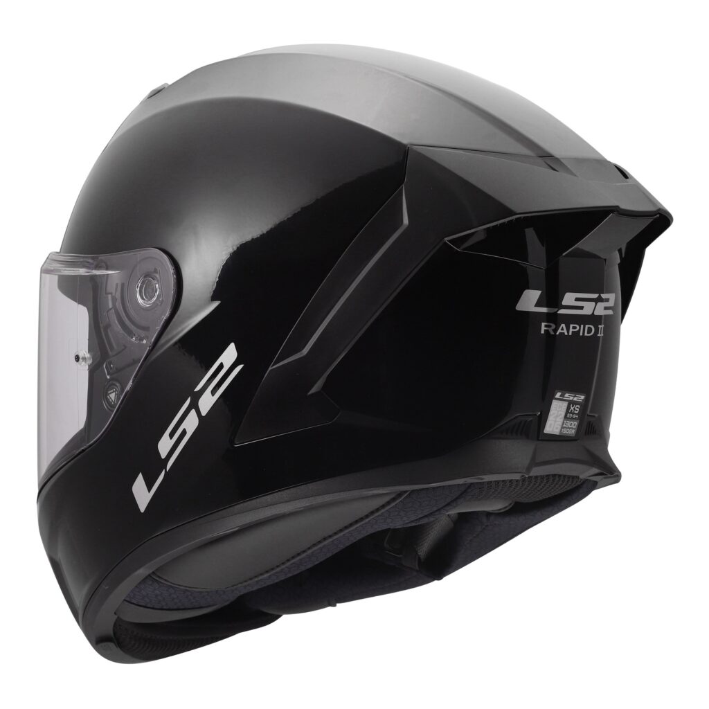LS2 FF820 Rapid III Road Helmet Solid Gloss Black