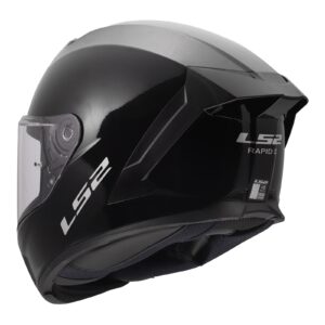 LS2 FF820 Rapid III Road Helmet Solid Gloss Black - Image 2