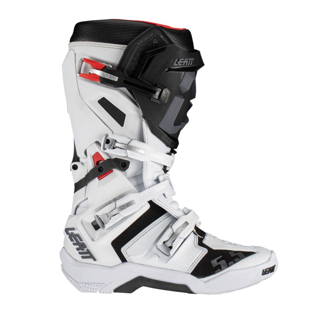 Leatt 5.5 Flexlock Motocross Boots White