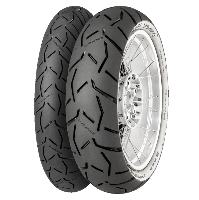 Front Adventure Tyre Continental Trail Attack 3 (Radial) 120/70x19