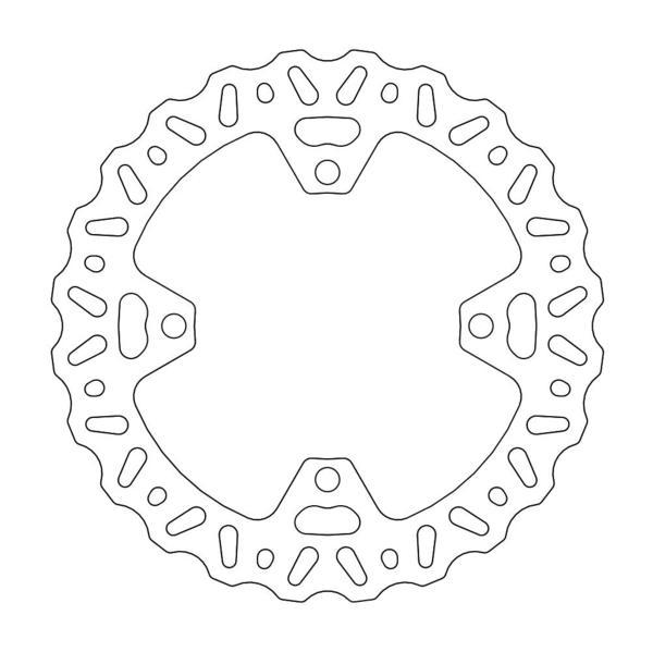 BRAKE DISC MOTO MASTER NITRO REAR KAWASAKI SUZUKI