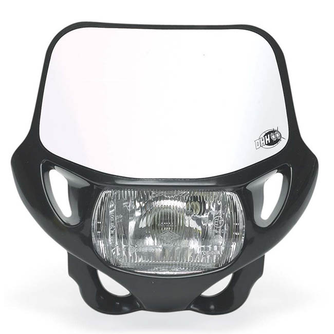 Black DHH Headlight Certified DOT/ECE Acerbis [AC]