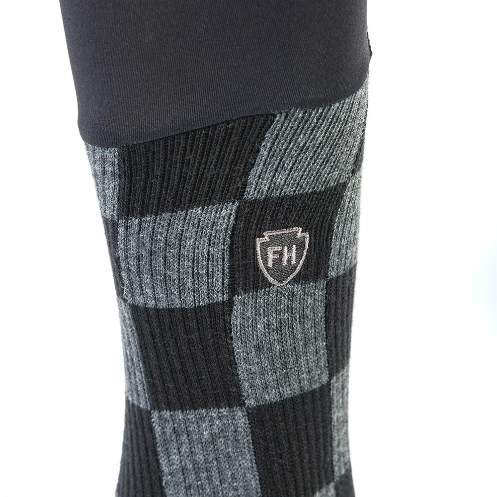 Fasthouse Youth Legacy Knee Brace Socks Black - One Size