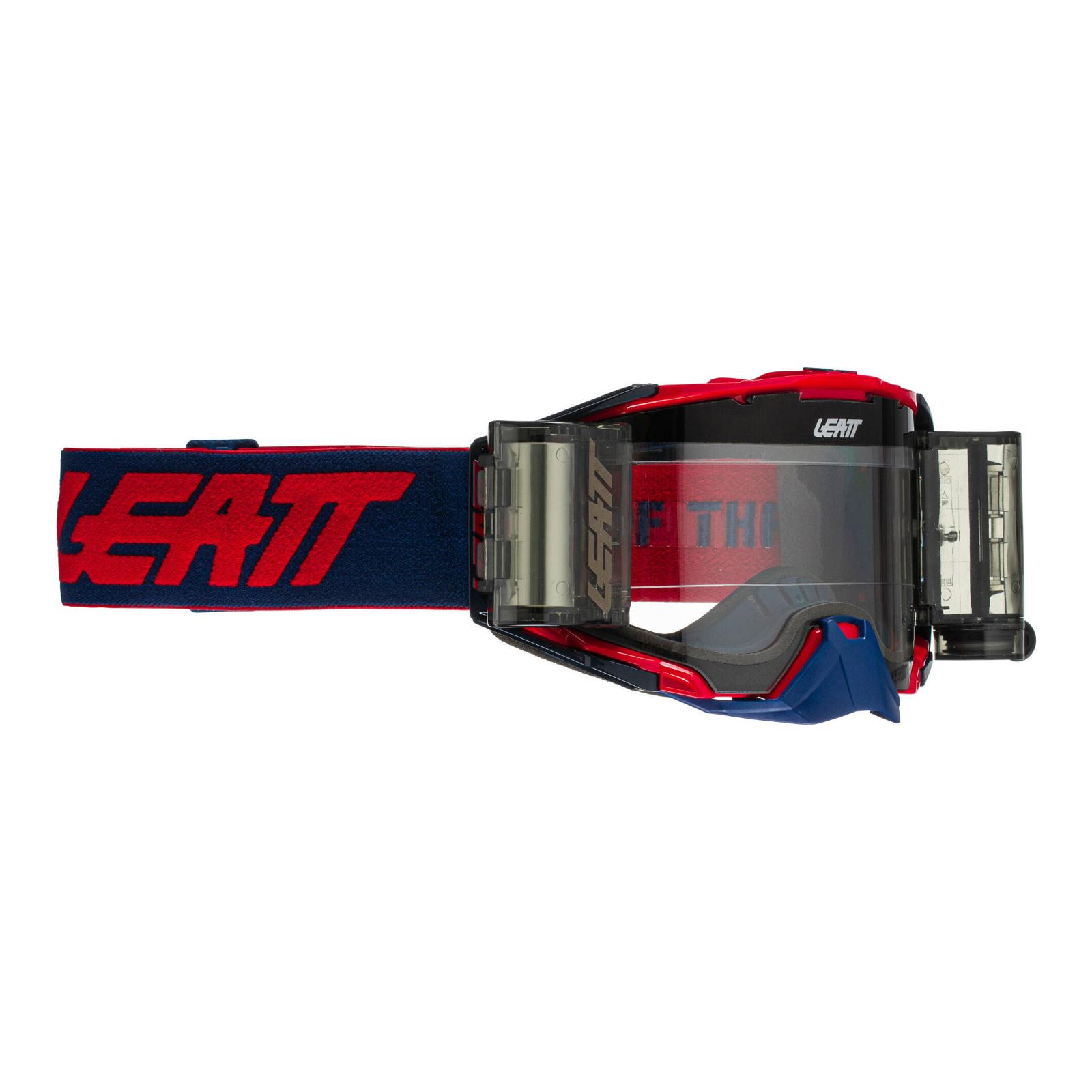 Leatt 6.5 Velocity Goggle - Roll-Off Red / Blue Clear - Image 1