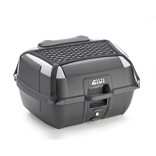 MONOLOCK TOP BOX 45LT BLACK CARGO NET AND BACKREST INCLUDED