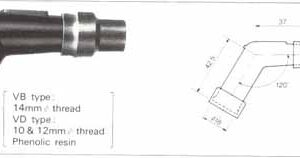 NGK plug Cap TB05EMA black    8636                         [AC] - Image 10