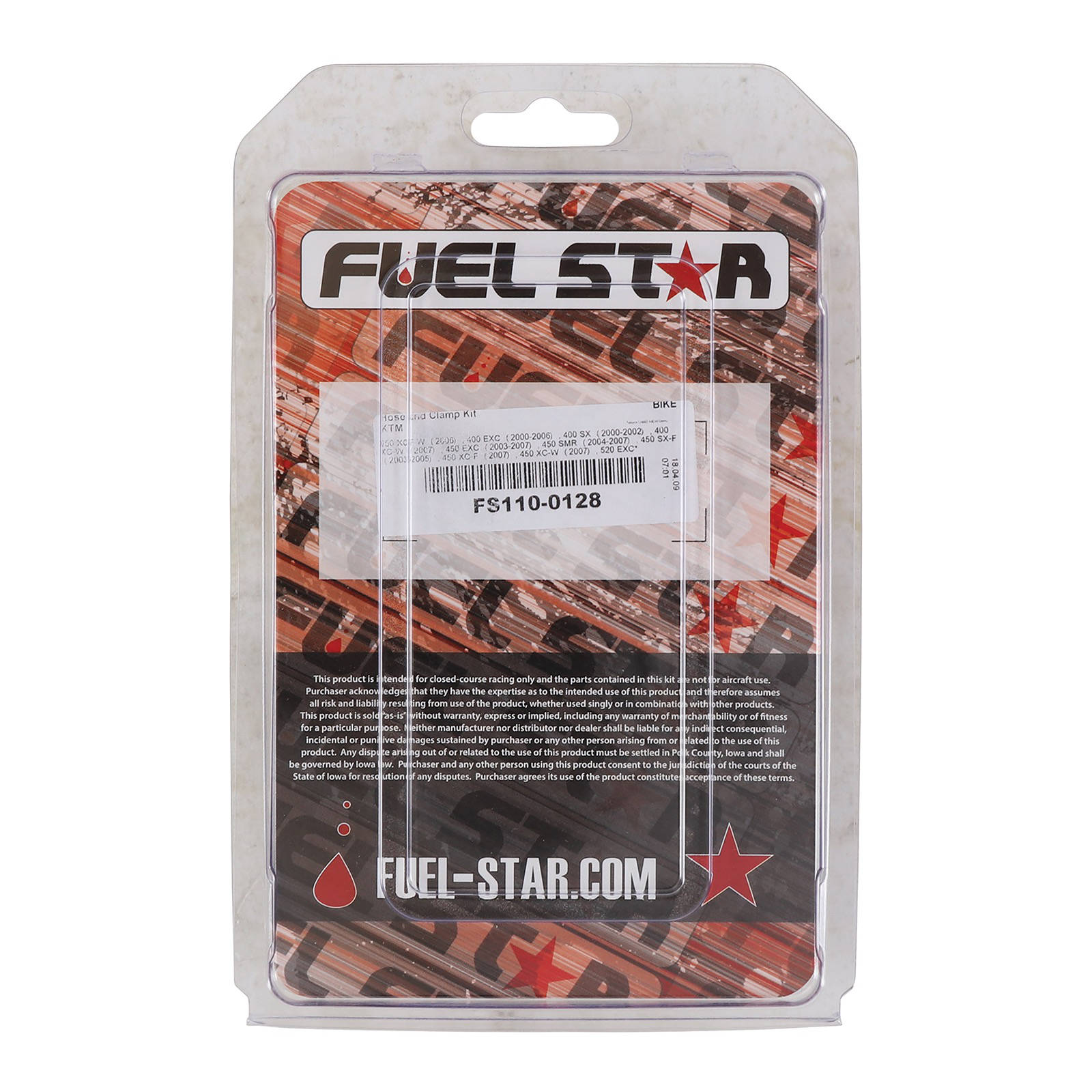 All Balls Racing Hose & Clamp Kit (FS110-0128) - Image 1