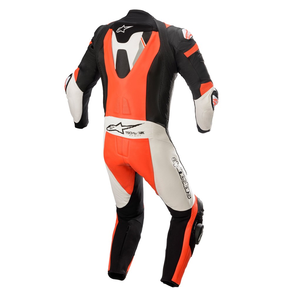 Alpinestars Missile v2 Ignition 1Pc Leather Suit Black/White/Red Fluoro