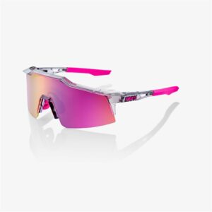 100% Speedcraft SL Tokyo Night Sunglasses Purple Mirror Lens - Image 1