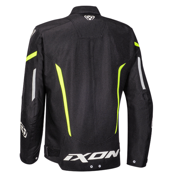 Ixon STRIKER Sport Textile Road Jacket Black/White/Yellow