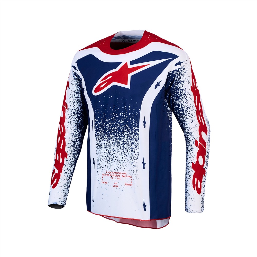 Alpinestars Techstar Limited Edition Unity Jersey Red/White/Blue