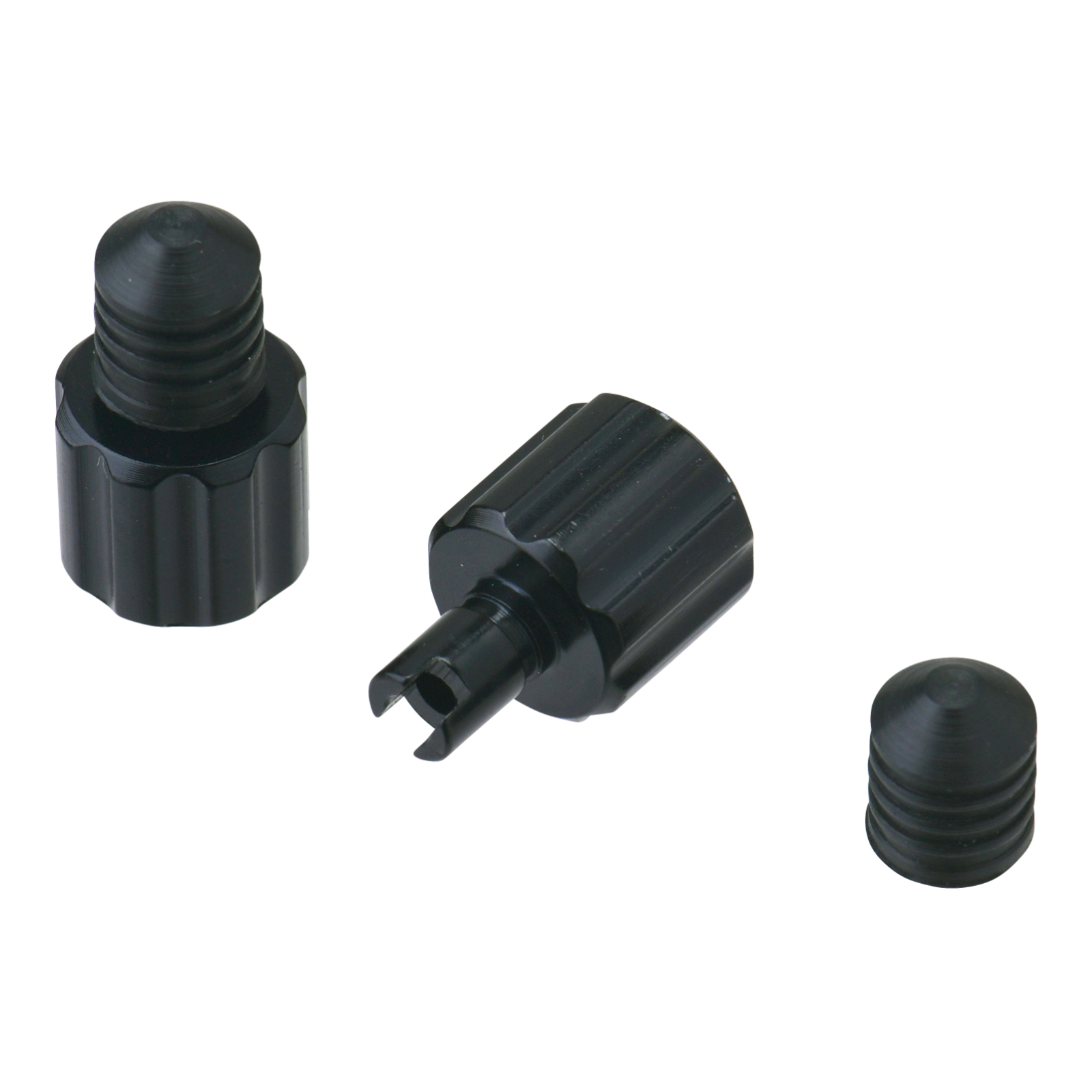 DRC AIRVALVE CAP W/VALVE WRENCH 2PCS BLACK - Image 3